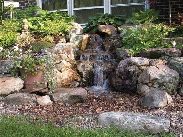 decorative waterfall